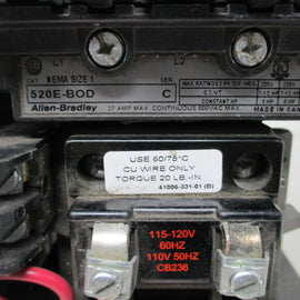 Allen Bradley via TCS 520EBOD Ser. C NSNP 520E BOD