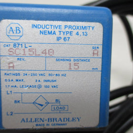 Allen Bradley via TCS 871LSC15L40 Ser. A NSNP 871L SC15L40