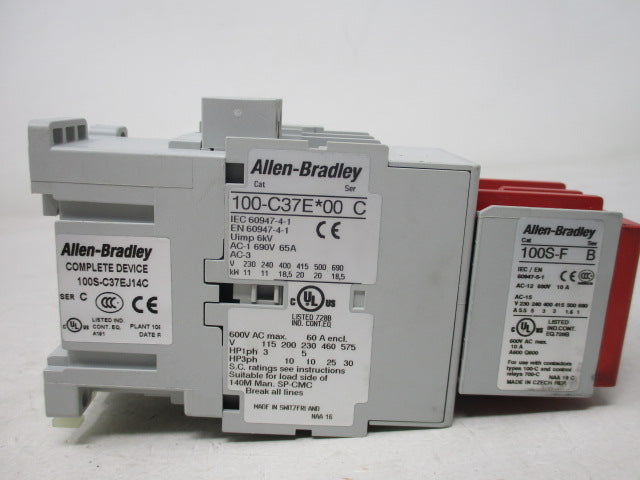 Allen Bradley via TCS 100SC37EJ14C Ser. C NSNP  100S C37EJ14C