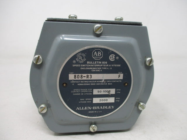 Allen Bradley via TCS 808R3 Ser. F NSNP AB 808 R3