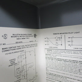 Allen Bradley via TCS 509AAXD Ser. B NSNP 509 AAXD