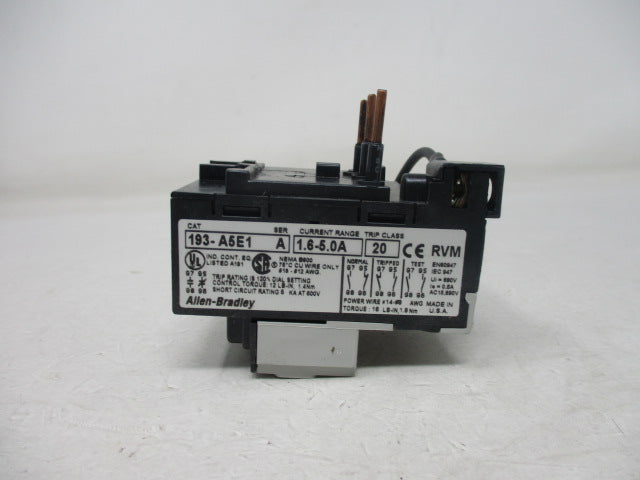 Allen Bradley via TCS 193A5E1 Ser. A NSNP 193 A5E1
