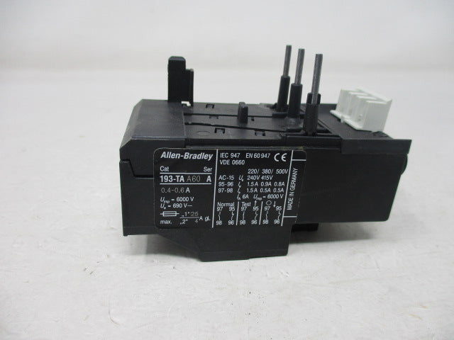 Allen Bradley via TCS 193TAA60 Ser. A NSNP 193 TAA60