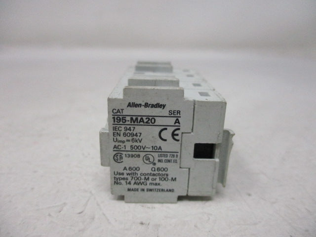 Allen Bradley via TCS 195MA20 Ser. A NSNP 195 MA20