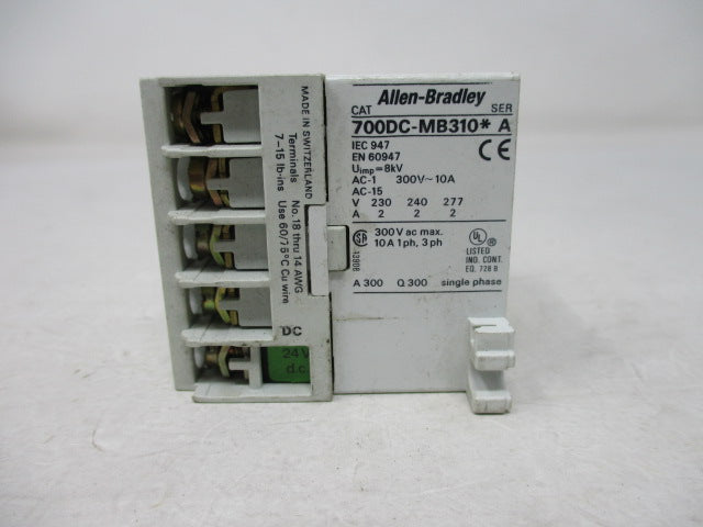 Allen Bradley via TCS 700DCMB310D24 Ser. A NSNP 700 DCMB310D2 4