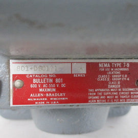 Allen Bradley via TCS 801DSC171 Ser. A NSNP 801 DSC171