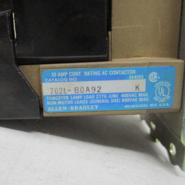 Allen Bradley via TCS 702LB0A92 Ser. K NSNP 702 LB0A92