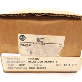 Allen Bradley via TCS 700HG42A16 Ser. A NSFP (BR/WH) 700 HG42A1 6