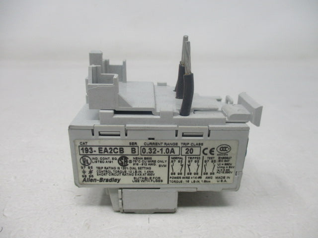 Allen Bradley via TCS 193EA2CB Ser. B NSNP 193 EA2CB