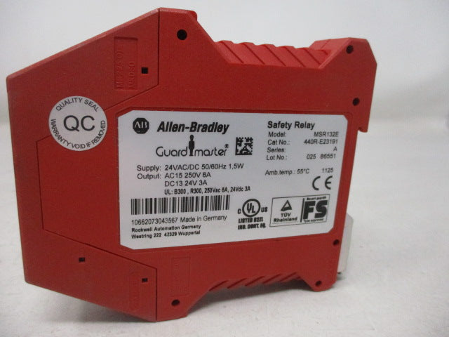 Allen Bradley via TCS 440RE23191 Ser. A NSNP 440R E23191