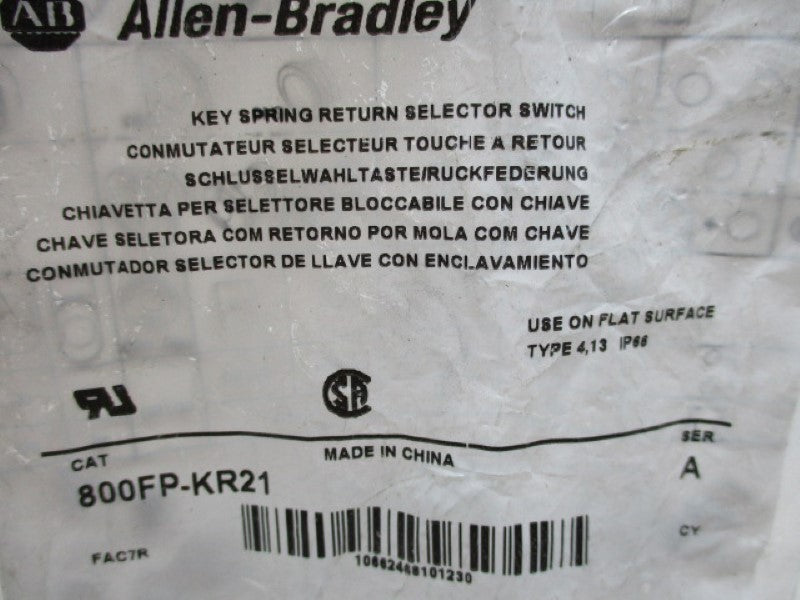 Allen Bradley via TCS 800FPKR21 Ser. A NSFP 800FP KR21