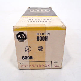 Allen Bradley via TCS 800HJP17KB7AAXX Ser. C NSFP (BK/YL)