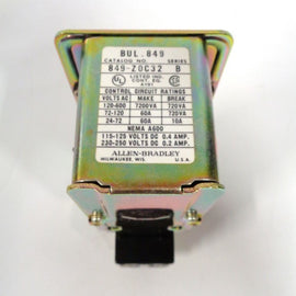Allen Bradley via TCS 849ZOC32 Ser. B NSFP (BR/WH) 849 ZOC32