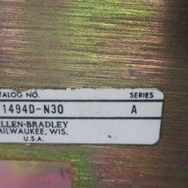 Allen Bradley via TCS 1494DN30 Ser. A NSNP 1494D N30