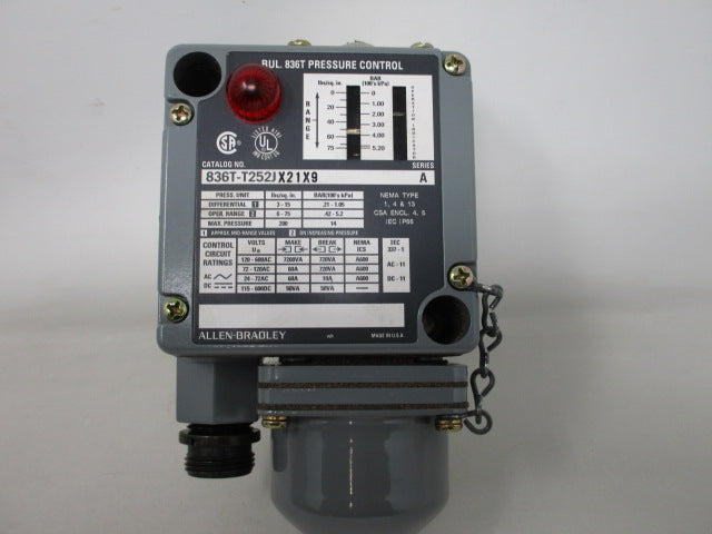 Allen Bradley via TCS 836TT252JX21X9 Ser. A NSNP 836T T252JX21X9