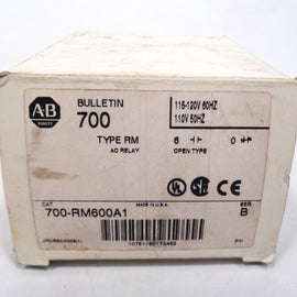 Allen Bradley via TCS 700RM600A1 Ser. B NSFP (WH) 700 RM600A1