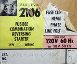 Allen Bradley via TCS 2106BCDB6P25R Ser. K NSFP (BR/YL) 2106B CDB 6P 25R