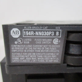 Allen Bradley via TCS 194RNN030P3 Ser. B NSNP  194R NN030P3