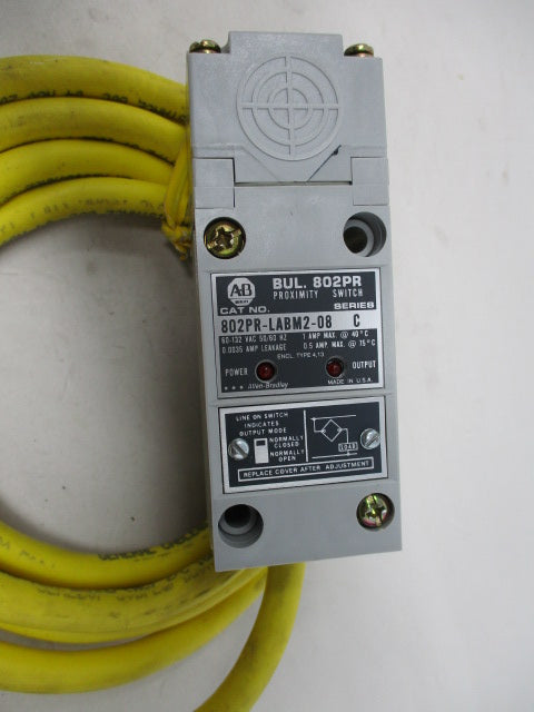 Allen Bradley via TCS 802PRLABM208 Ser. C NSNP 802PR LABM208