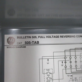Allen Bradley via TCS 505TAB Ser. D NSNP  505 TAB