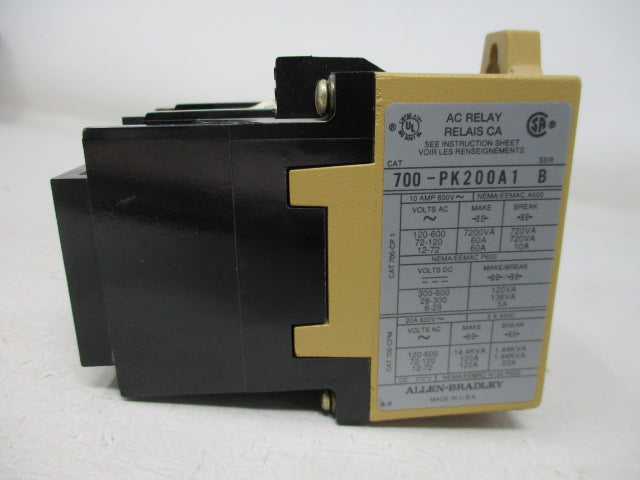 Allen Bradley via TCS 700PK200A1 Ser. B NSNP  700 PK200A1