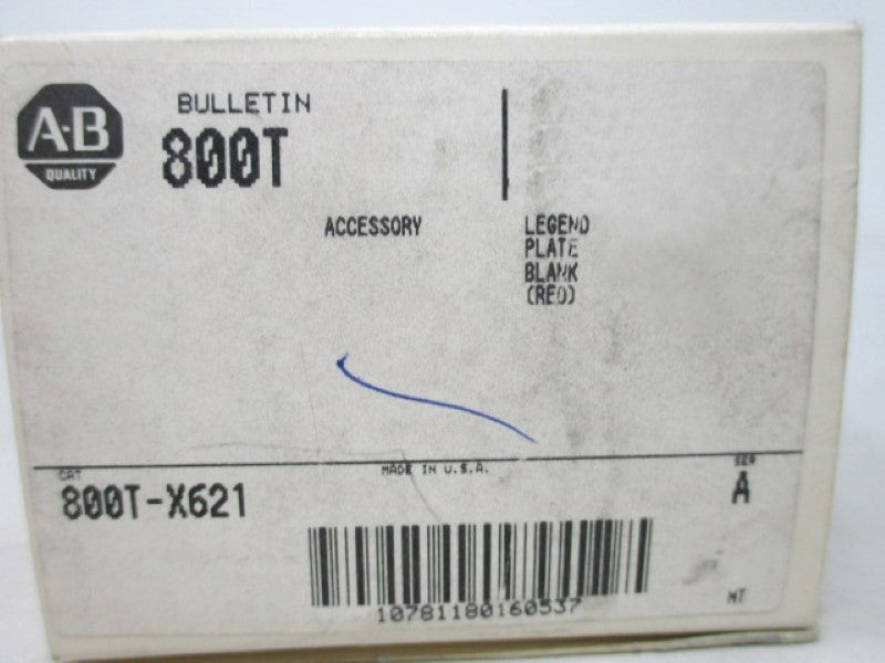 Allen Bradley via TCS 800TX621 Ser. A NSFP (WH) 800T X621