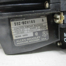 Allen Bradley via TCS 592BOV169 Ser. A NSNP  592 BOV 169