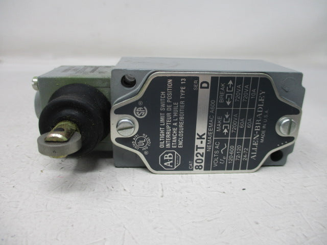 Allen Bradley via TCS 802TK Ser. D NSNP 802T K