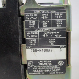 Allen Bradley via TCS 700N400A2 Ser. C NSNP 700 N400A2