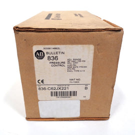 Allen Bradley via TCS 836C62JX221 Ser. B NSFP (BR/WH) 836C 62JX221