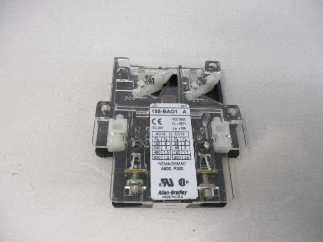 Allen Bradley via TCS 195BAO1 Ser. A NSNP  195 BA01