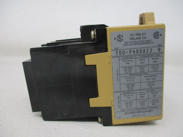 Allen Bradley via TCS 700P400A22 Ser. B NSNP  700P 400A22