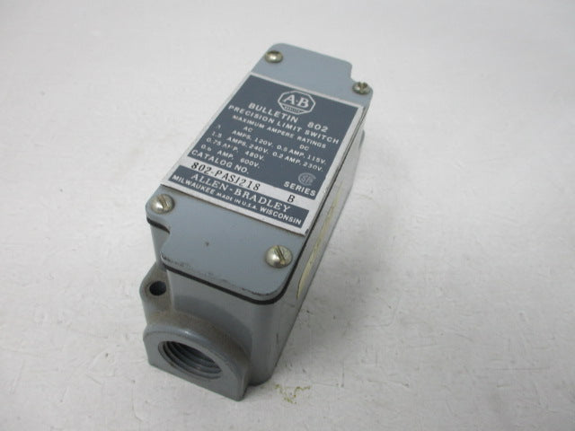 Allen Bradley via TCS 802PASJ218 Ser. B NSNP 802 PASJ218