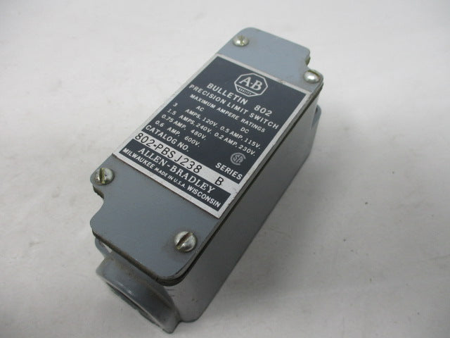 Allen Bradley via TCS 802PBSJ238 Ser. B NSNP 802PB SJ238