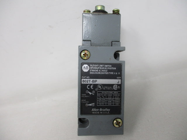 Allen Bradley via TCS 802TBP Ser. J NSNP 802T BP