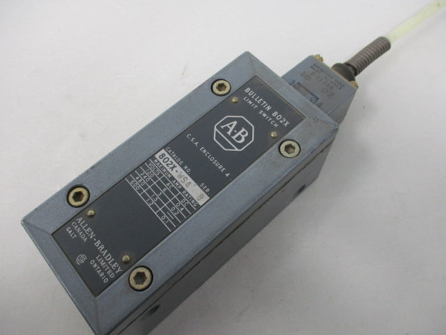 Allen Bradley via TCS 802XWS4 Ser. B NSNP 802X WS4