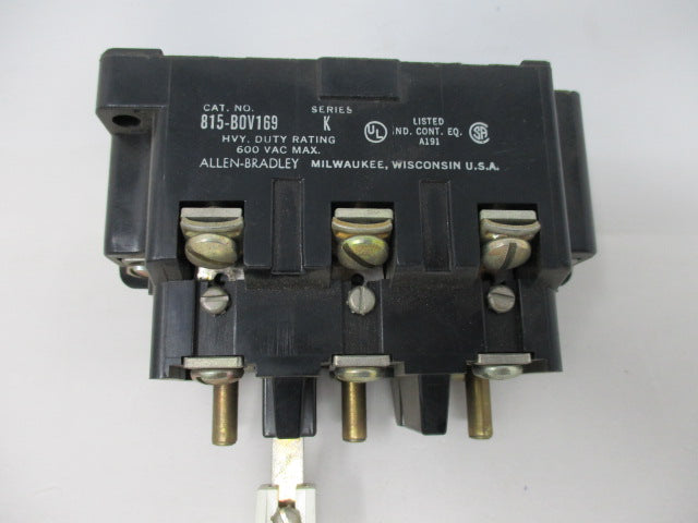 Allen Bradley via TCS 815BOV169 Ser. K NSNP 815 BOV169