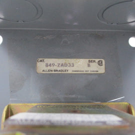 Allen Bradley via TCS 849ZAD33 Ser. B NSNP 849 ZAD33