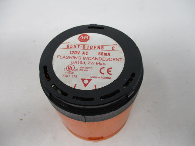 Allen Bradley via TCS 855TB10FN5 Ser. A NSNP 855T B10FN5