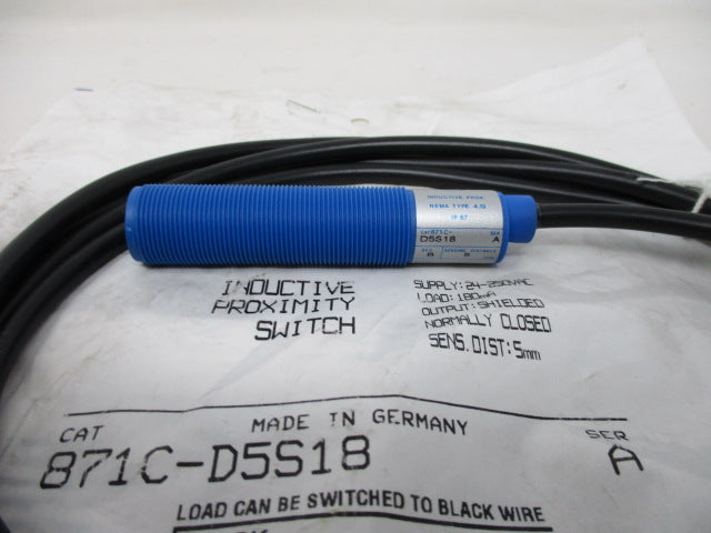 Allen Bradley via TCS 871CD5S18 Ser. A NSNP 871C D5S18