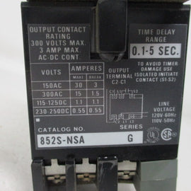 Allen Bradley via TCS 852SNSA Ser. G NSNP  852S NSA
