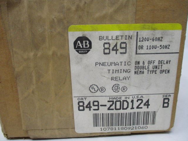 Allen Bradley via TCS 849ZOD124 Ser. B NSFP (BR/WH) 849 ZOD124
