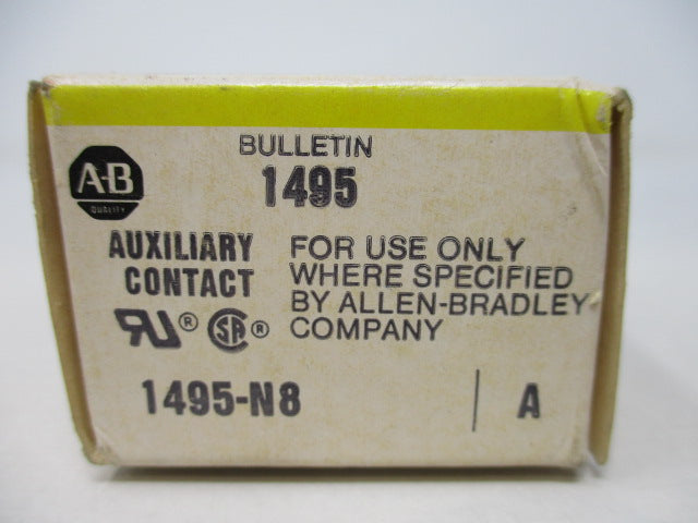 Allen Bradley via TCS 1495N8 Ser. A NSFP (BK/YL) 1495 N8