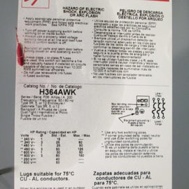 Square D H364AWKEI NSFP * GENUINE * Schneider Telemecanique