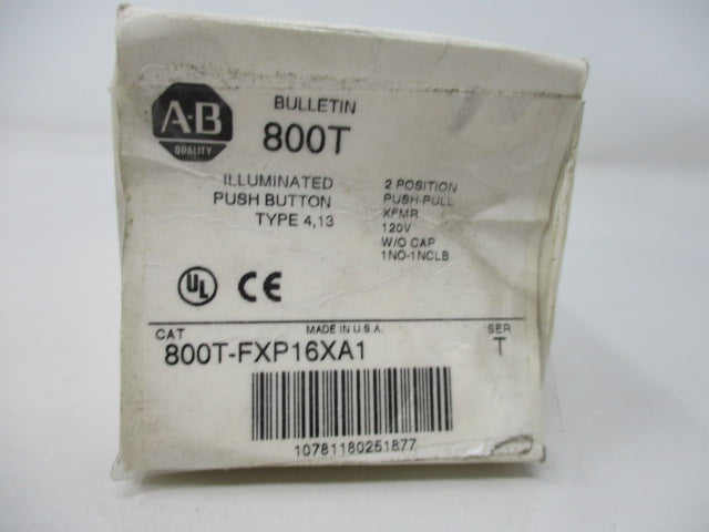 Allen Bradley via TCS 800TFXP16XA1 Ser. T NSFP (WH) 800T FXP16XA1