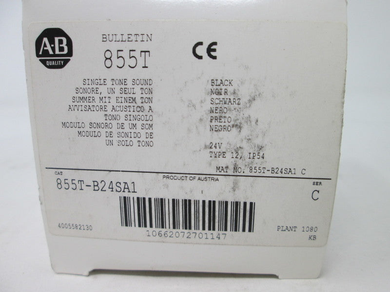 Allen Bradley via TCS 855TB24SA1 Ser. C NSFP (WH) 855T B24SA1