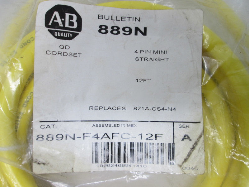 Allen Bradley via TCS 889NF4AFC12F Ser. A NSFP 889N F4AFC 12F