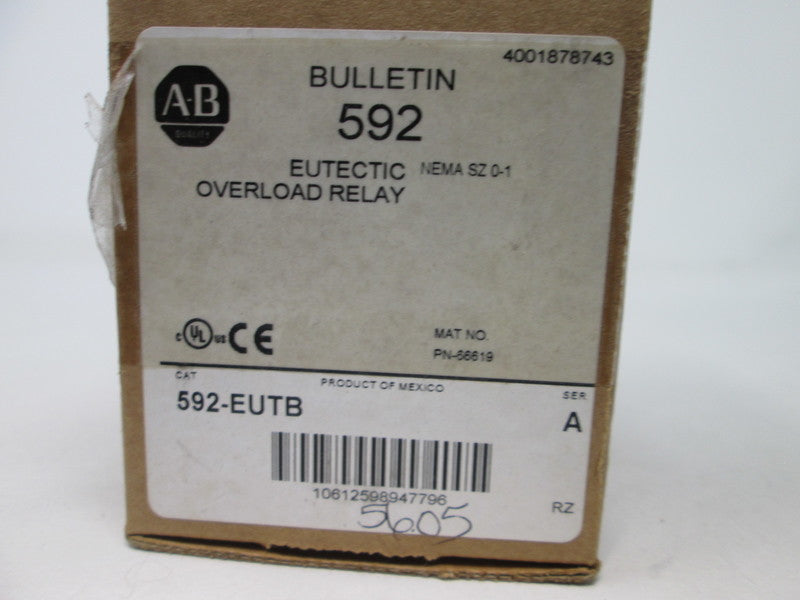 Allen Bradley via TCS 592EUTB Ser. A NSFP (BR/WH) 592 EUTB