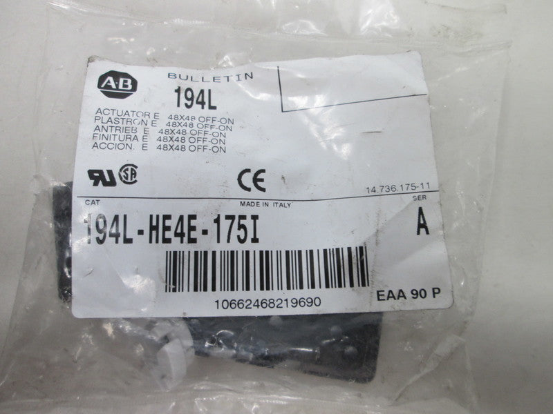 Allen Bradley via TCS 194LHE4E175I Ser. A NSFP 194L HE4E 175I