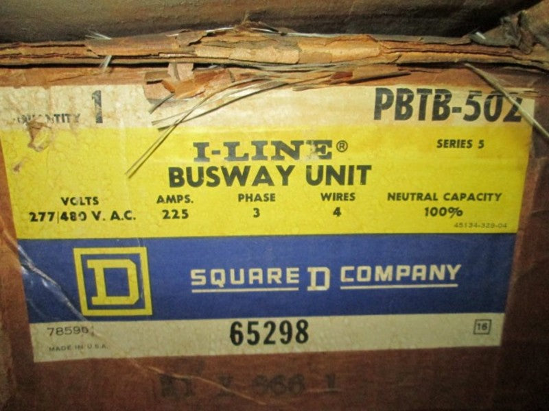 Square D PBTB502 NSFP **GENUINE** Schneider Telemecanique